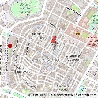 Mappa Via Cesare Battisti, 31, 41121 Modena, Modena (Emilia Romagna)