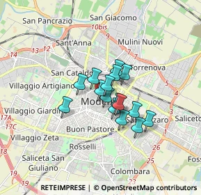 Mappa Via Emilia, 41122 Modena MO, Italia (1.0275)