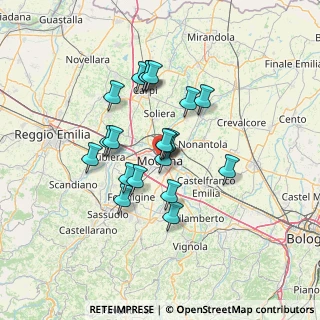 Mappa Via Emilia, 41121 Modena MO, Italia (11.064)