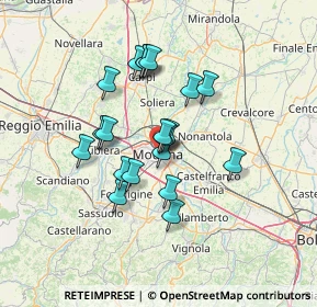 Mappa Via Emilia, 41122 Modena MO, Italia (11.064)