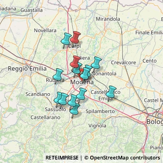 Mappa Via Emilia, 41100 Modena MO, Italia (10.30857)