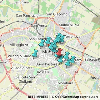 Mappa Via Emilia, 41100 Modena MO, Italia (1.05313)