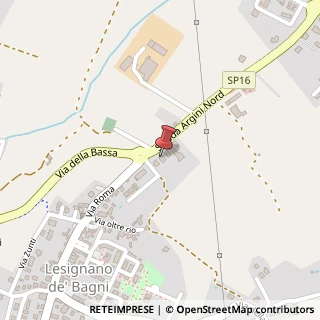Mappa Via Argini Sud, 26, 43037 Lesignano de' Bagni, Parma (Emilia Romagna)