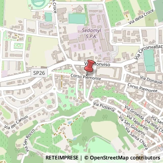 Mappa Corso Piemonte, 92, 12037 Saluzzo, Cuneo (Piemonte)