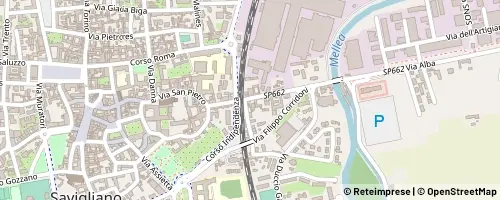 Mappa Savigliano