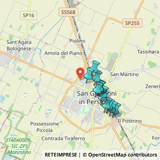 Mappa Via Cavamento, 40017 San Giovanni In Persiceto BO, Italia (1.585)