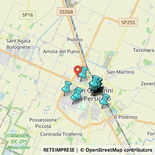 Mappa Via Cavamento, 40017 San Giovanni In Persiceto BO, Italia (1.30222)