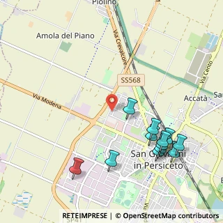 Mappa Via Cavamento, 40017 San Giovanni In Persiceto BO, Italia (1.205)