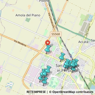 Mappa Via Cavamento, 40017 San Giovanni In Persiceto BO, Italia (1.33462)