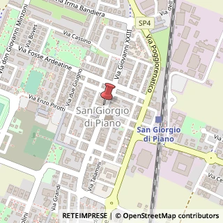 Mappa Via della Libertà, 27, 40016 San Giorgio di Piano, Bologna (Emilia Romagna)