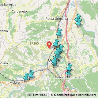 Mappa Via Colombo Gaione, 15076 Ovada AL, Italia (1.97071)