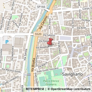 Mappa Via Allione,  1, 12038 Savigliano, Cuneo (Piemonte)