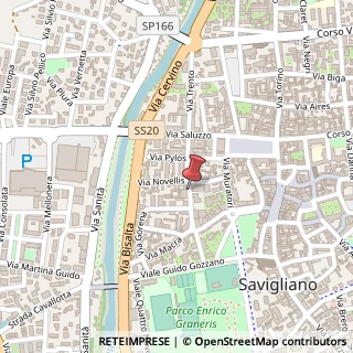 Mappa Via Allione,  8, 12038 Savigliano, Cuneo (Piemonte)