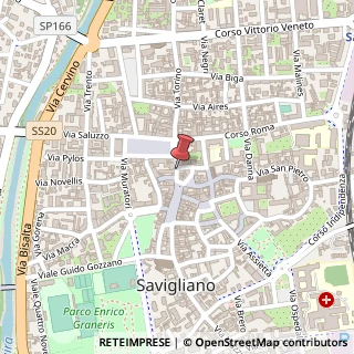 Mappa Via Vittorio Alfieri, 7, 12038 Savigliano, Cuneo (Piemonte)
