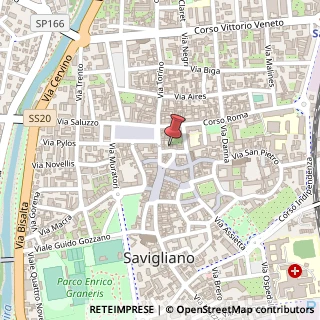 Mappa Via Luigi Grassi, 5, 12038 Savigliano, Cuneo (Piemonte)
