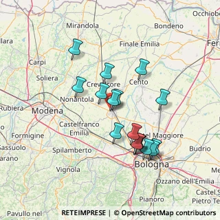 Mappa Via Enrico Berlinguer, 40017 San Giovanni in Persiceto BO, Italia (12.9125)