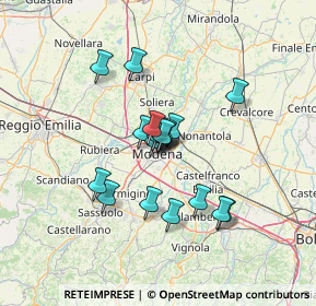 Mappa 41121 Modena MO, Italia (9.88889)