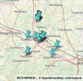 Mappa 41121 Modena MO, Italia (10.418)