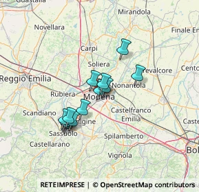 Mappa 41121 Modena MO, Italia (10.0075)