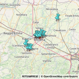 Mappa 41121 Modena MO, Italia (7.40083)