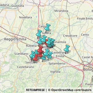 Mappa 41121 Modena MO, Italia (9.426)