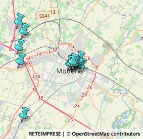 Mappa 41121 Modena MO, Italia (2.68643)