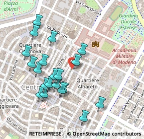 Mappa 41121 Modena MO, Italia (0.2445)