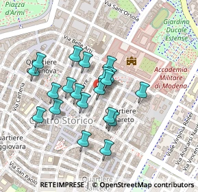 Mappa 41121 Modena MO, Italia (0.1855)