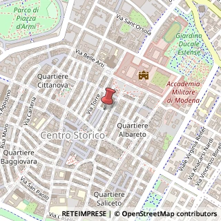 Mappa Piazza Giuseppe Mazzini, 51, 41121 Modena, Modena (Emilia Romagna)