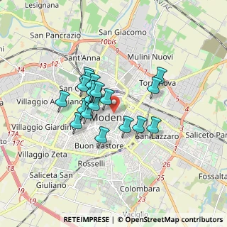 Mappa 41121 Modena MO, Italia (1.2945)