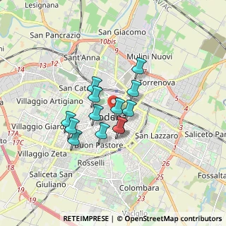 Mappa 41121 Modena MO, Italia (1.20692)