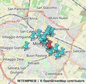 Mappa 41121 Modena MO, Italia (0.99375)