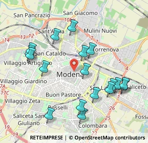 Mappa 41121 Modena MO, Italia (2.11278)