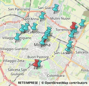 Mappa 41121 Modena MO, Italia (1.91944)