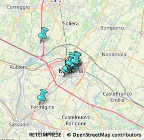 Mappa 41121 Modena MO, Italia (2.48833)