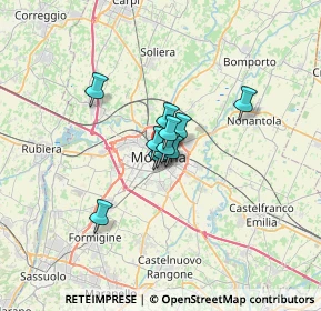 Mappa 41121 Modena MO, Italia (3.37364)