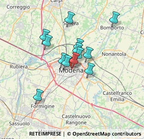 Mappa 41121 Modena MO, Italia (5.24154)