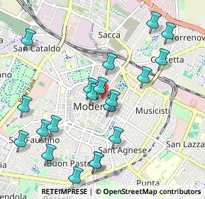 Mappa 41121 Modena MO, Italia (1.109)