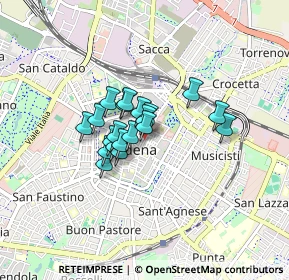 Mappa 41121 Modena MO, Italia (0.525)