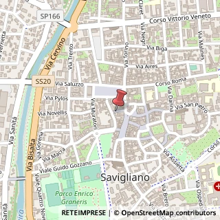 Mappa Via Cambiani, 14, 12038 Savigliano, Cuneo (Piemonte)
