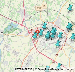 Mappa Via Antonio Pignedoli, 41126 Modena MO, Italia (4.68118)