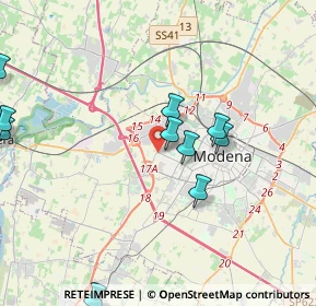 Mappa Via Antonio Pignedoli, 41126 Modena MO, Italia (4.90182)