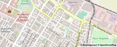 Mappa Modena