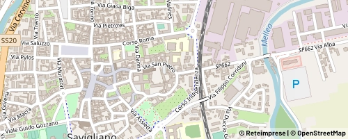Mappa Savigliano