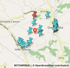 Mappa Via Santa Croce, 12055 Valle , Italia (0.925)