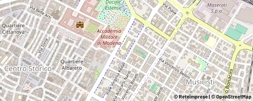 Mappa Modena