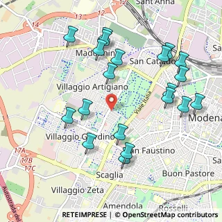 Mappa Str. San Faustino, 41126 Modena MO, Italia (1.1205)