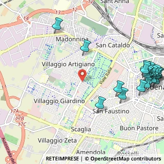 Mappa Str. San Faustino, 41126 Modena MO, Italia (1.581)
