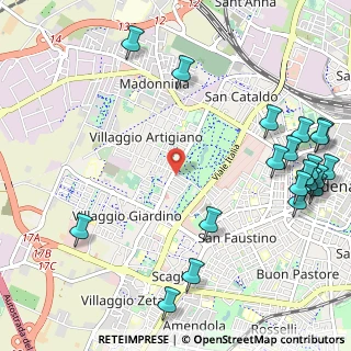 Mappa Str. San Faustino, 41126 Modena MO, Italia (1.512)