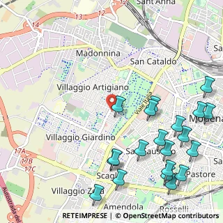 Mappa Str. San Faustino, 41126 Modena MO, Italia (1.429)